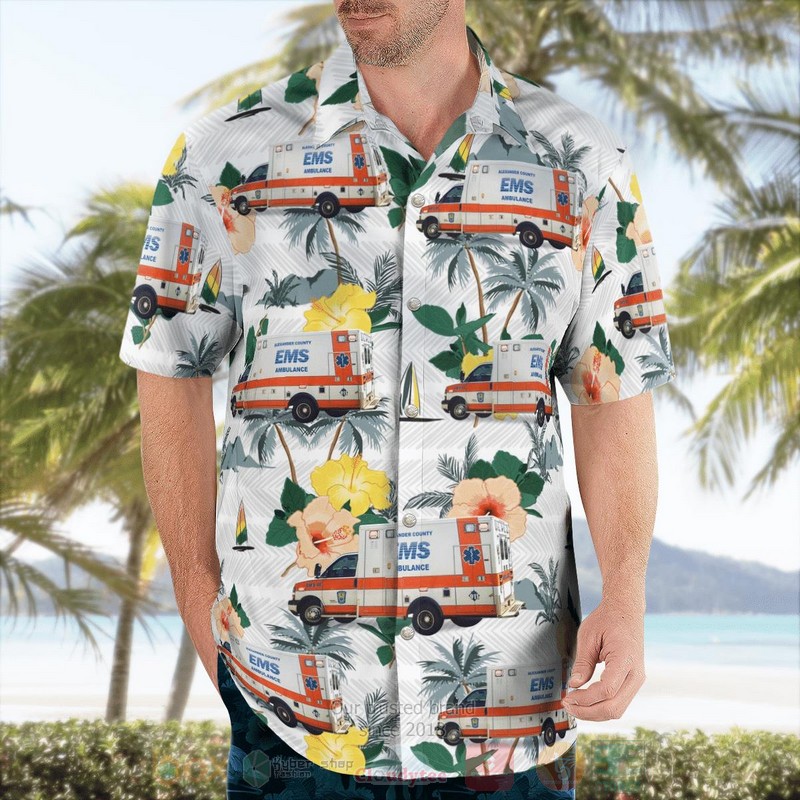 BEST North Carolina, Alexander County EMS 3D Aloha Shirt 4 BEST North Carolina, Alexander County EMS 3D Aloha Shirt word1