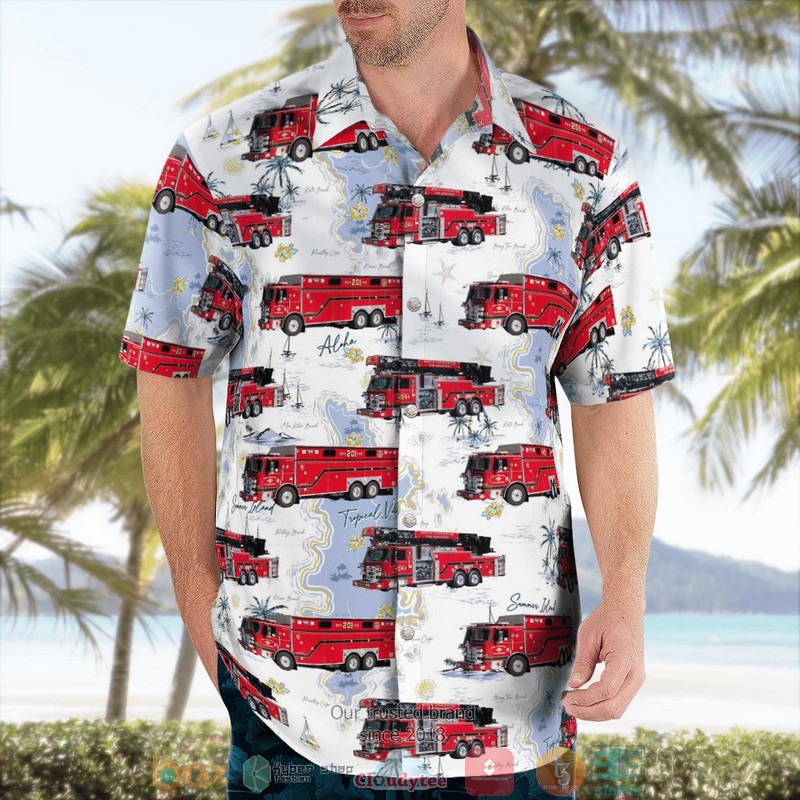 North Charleston South Carolina North Charleston Fire Department Hawaiian Shirt 3 North Charleston South Carolina North Charleston Fire Department Hawaiian Shirt word1