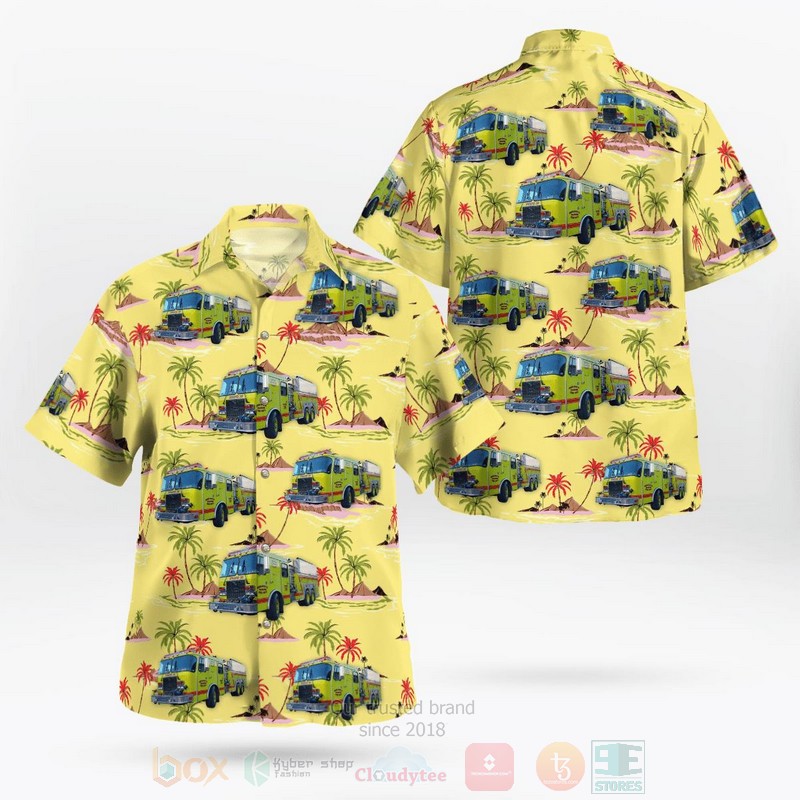 BEST North Hood County VFD, Granbury, Texas 3D Aloha Shirt