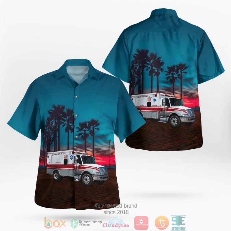 North Las Vegas Fire Department North Las Vegas Nevada Aloha Shirt word3