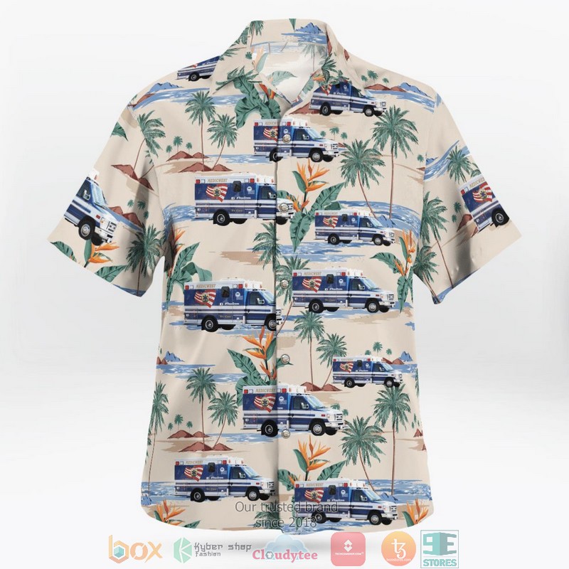 North Las Vegas Nevada Medic West Ambulance Hawaiian Shirt 2 North Las Vegas Nevada Medic West Ambulance Hawaiian Shirt word1