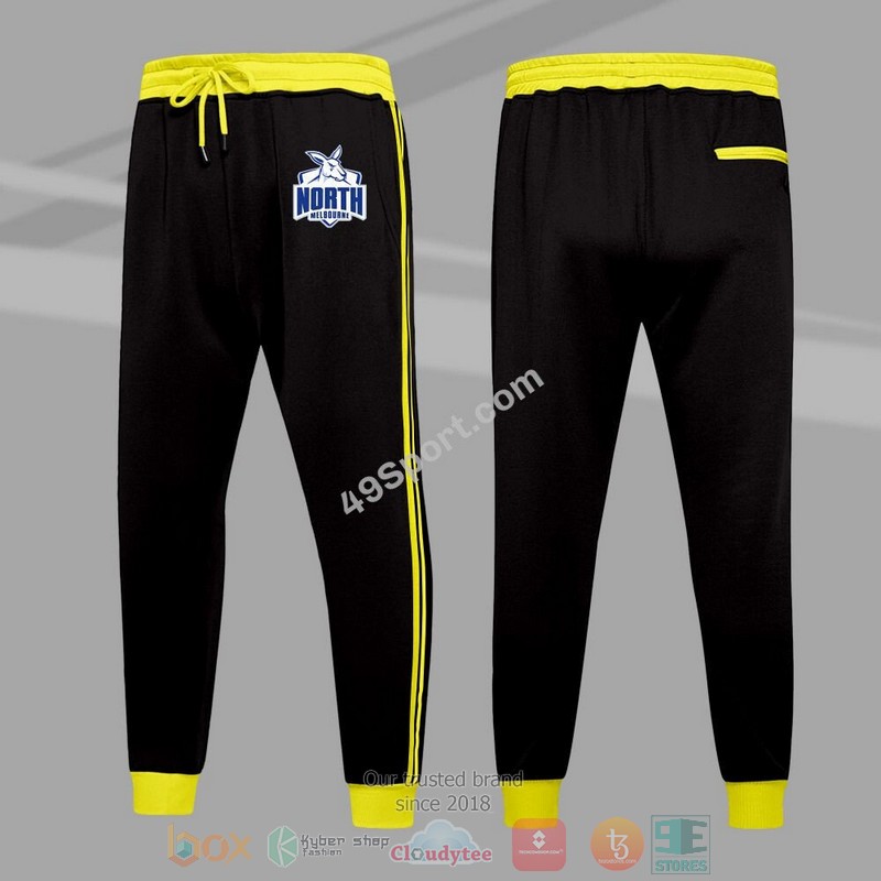NEW North Melbourne Kangaroos Tracksuits Jacket and Pant word1