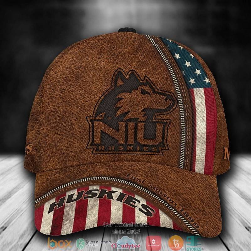 Northern Illinois Huskies Luxury NCAA2 Custom Name Cap word2