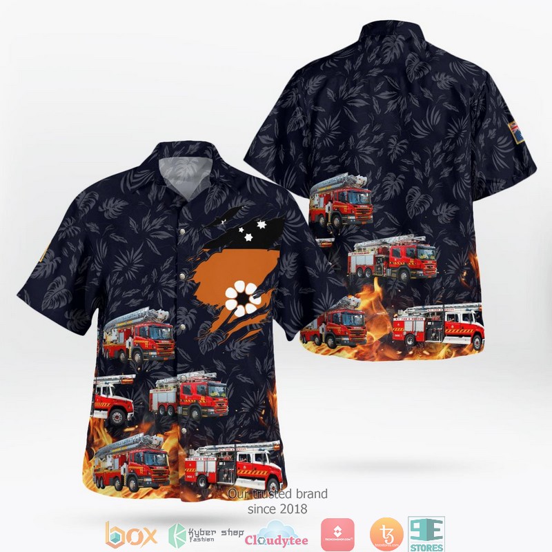 Northern Territory Fire and Rescue Service NTFRS Fleet Hawaiian Shirt 9 Northern Territory Fire and Rescue Service NTFRS Fleet Hawaiian Shirt word1