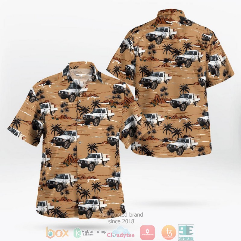 NEW Northern Territory Parks and Wildlife Aloha Shirt word1
