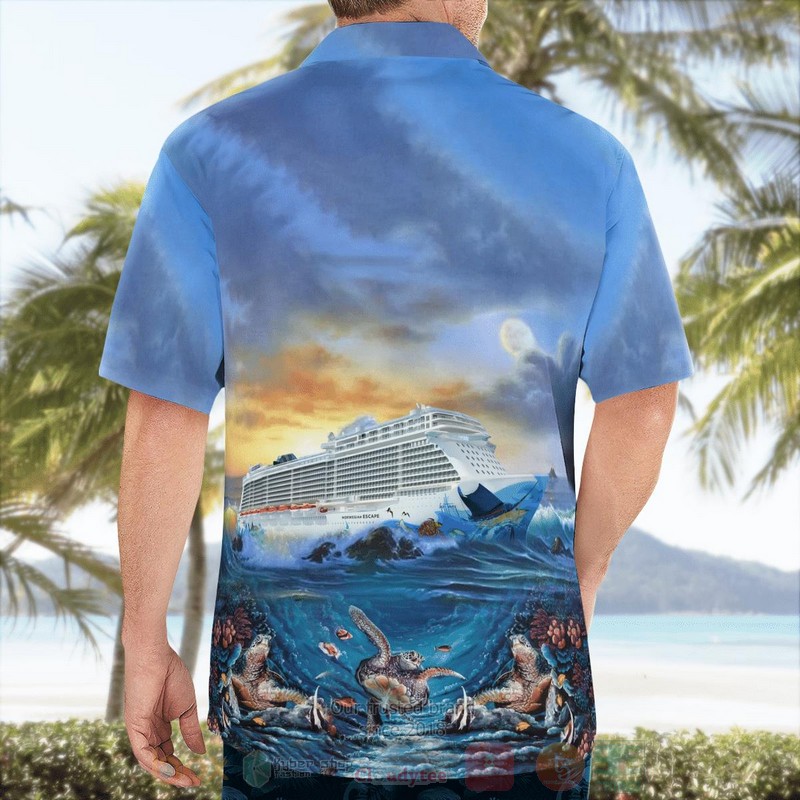 BEST Norwegian Cruise Line Norwegian Escape Sea Turtle 3D Aloha Shirt 4 BEST Norwegian Cruise Line Norwegian Escape Sea Turtle 3D Aloha Shirt word3