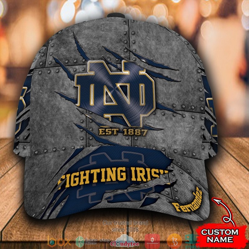 Notre Dame Fighting Irish Luxury NCAA1 Custom Name Cap word3