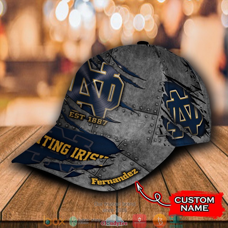 Notre Dame Fighting Irish Luxury NCAA1 Custom Name Cap 3 Notre Dame Fighting Irish Luxury NCAA1 Custom Name Cap word3