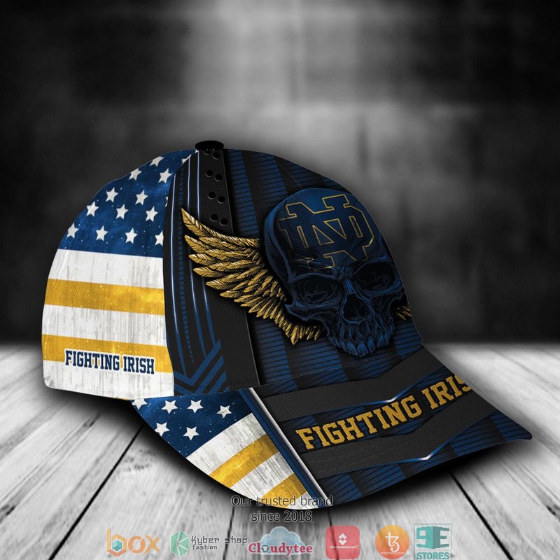 Notre Dame Fighting Irish Luxury Skull NCAA1 Custom Name Cap 2 Notre Dame Fighting Irish Luxury Skull NCAA1 Custom Name Cap word1