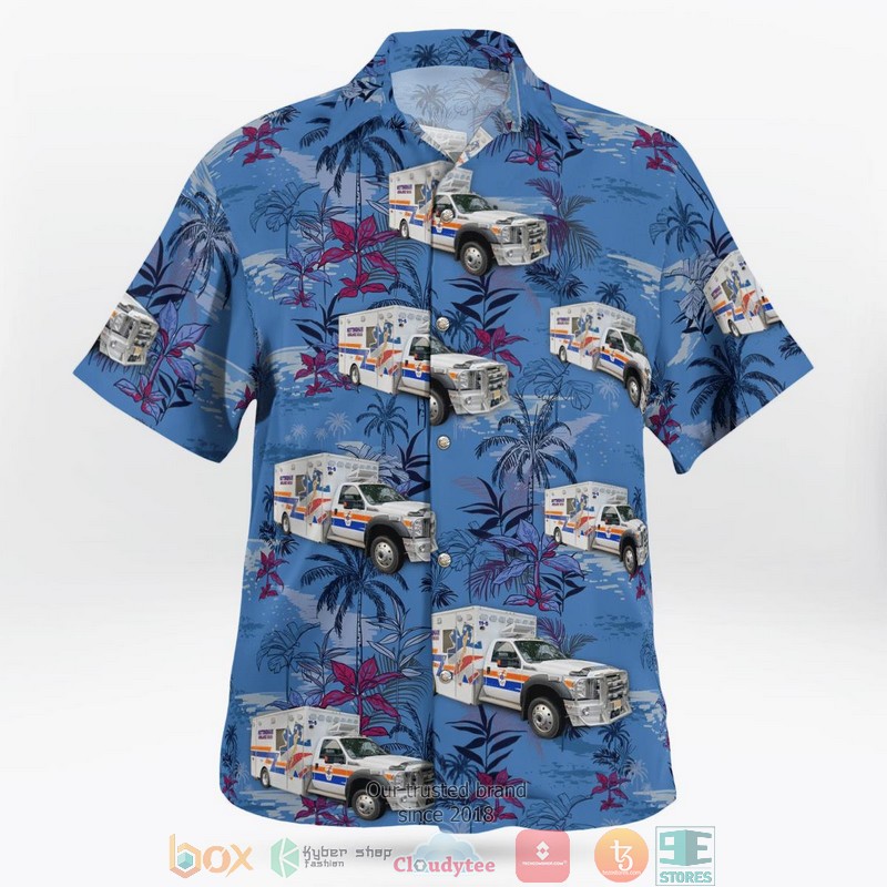 NEW Nottingham Ambulance Squad Trenton New Jersey Aloha Shirt 2 NEW Nottingham Ambulance Squad Trenton New Jersey Aloha Shirt word3