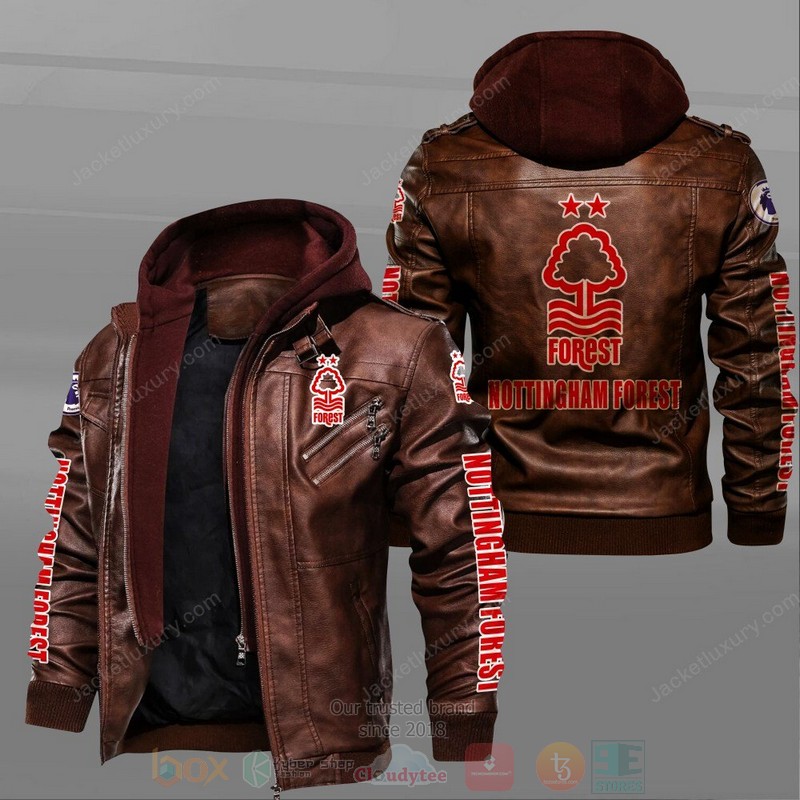BEST Nottingham Forest F.C PU Zipper Leather Jacket 2 BEST Nottingham Forest F.C PU Zipper Leather Jacket word1