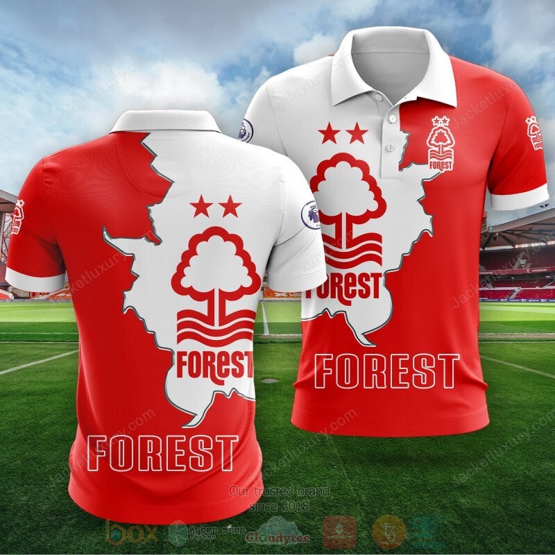 BEST Nottingham Forest F.C Red-White 3D Printing Shirt, Hoodie word2