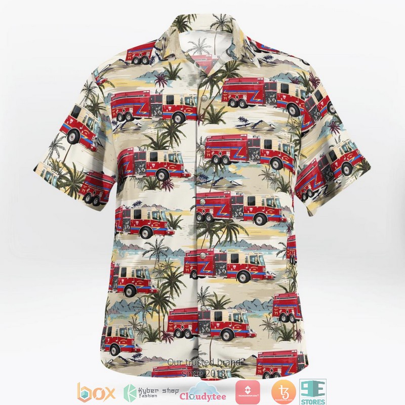 Nueces County Texas Annaville Fire Department Nueces County ESD 1 Hawaiian Shirt word3