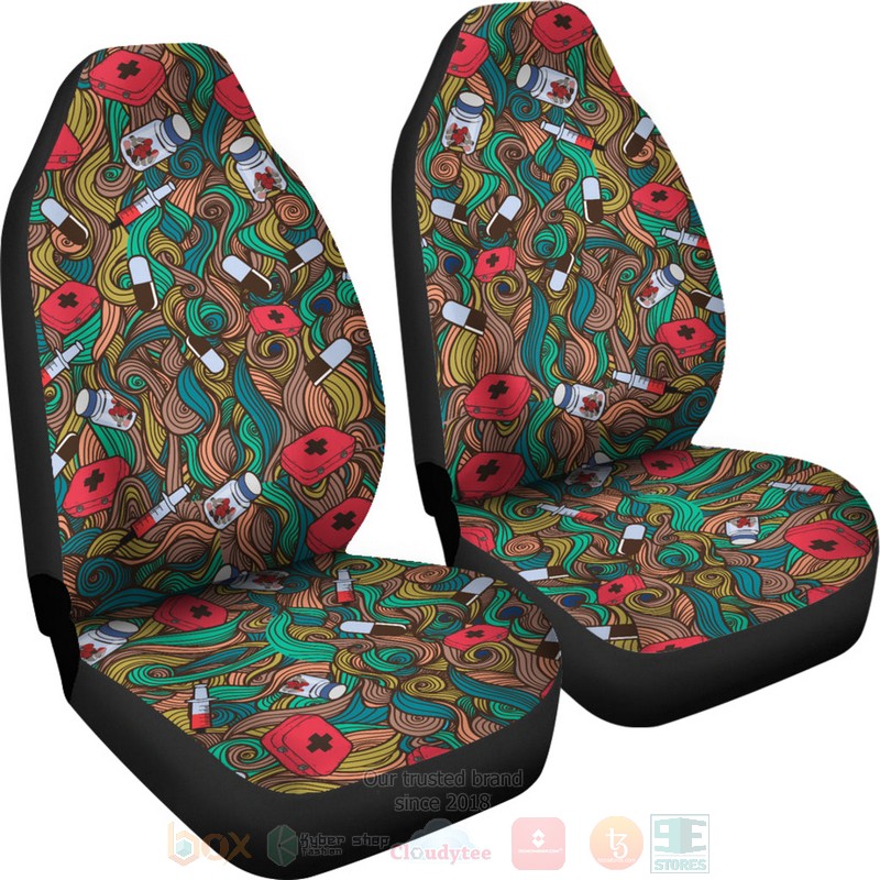 BEST Nurse Hand Drawn Luxury Car Seat Covers 4 BEST Nurse Hand Drawn Luxury Car Seat Covers word2