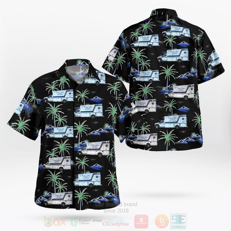 BEST O'Fallon-Shiloh EMS O'Fallon, Illinois 3D Aloha Shirt word1