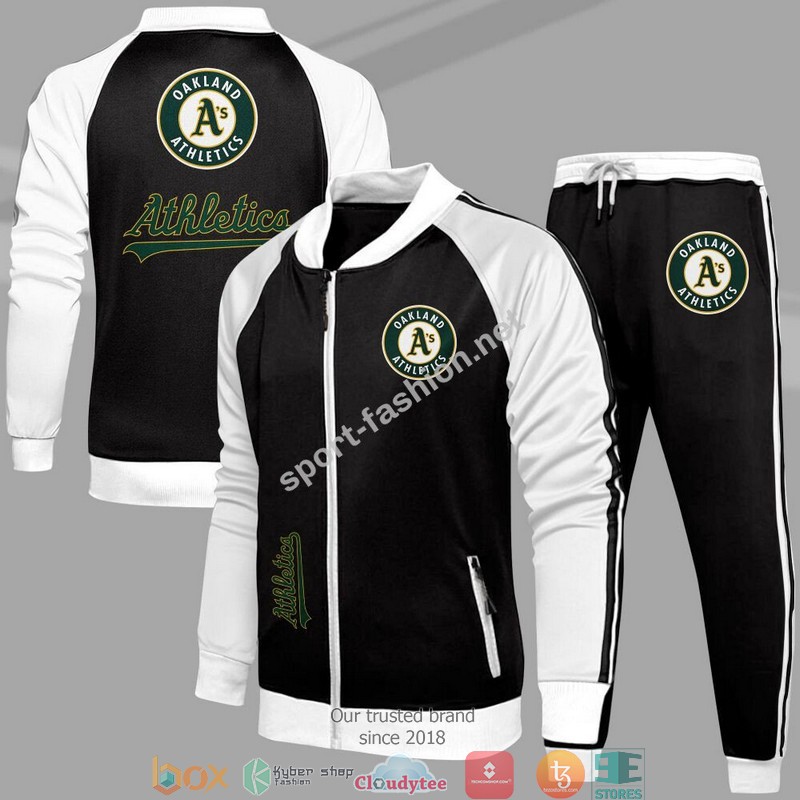 Oakland Athletics Tracksuit Jacket, Pants word2