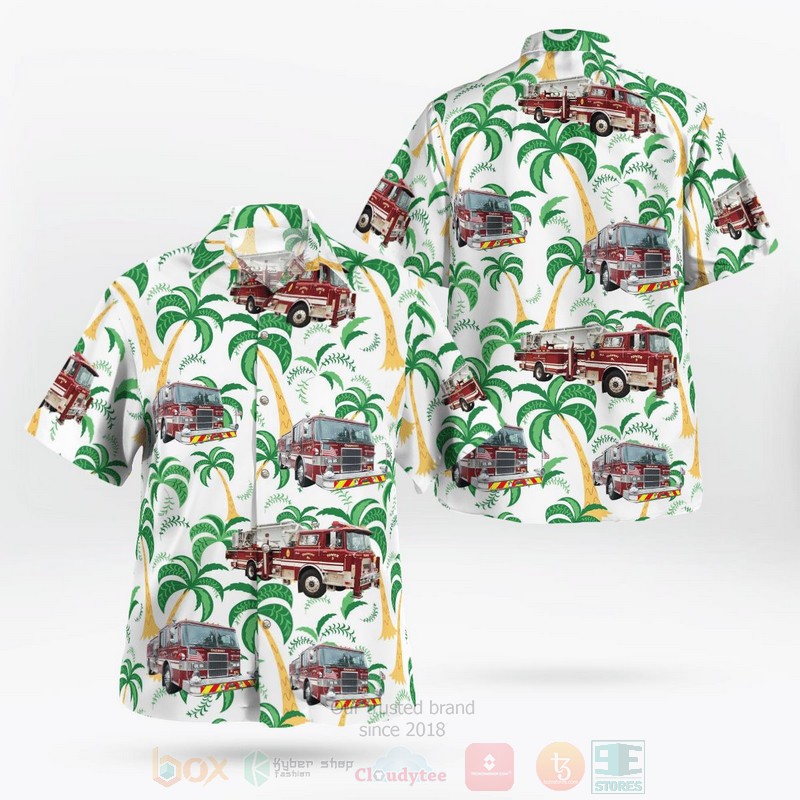 BEST Oakmont, Pennsylvania, Oakmont Volunteer Fire Department 3D Aloha Shirt word2