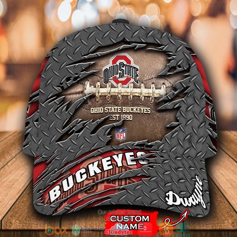 Ohio State Buckeyes Luxury NCAA1 Custom Name Cap word2