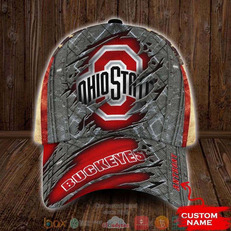 Ohio State Buckeyes NCAA1 Custom Name Cap word2