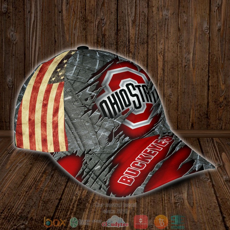 Ohio State Buckeyes NCAA1 Custom Name Cap 2 Ohio State Buckeyes NCAA1 Custom Name Cap word3