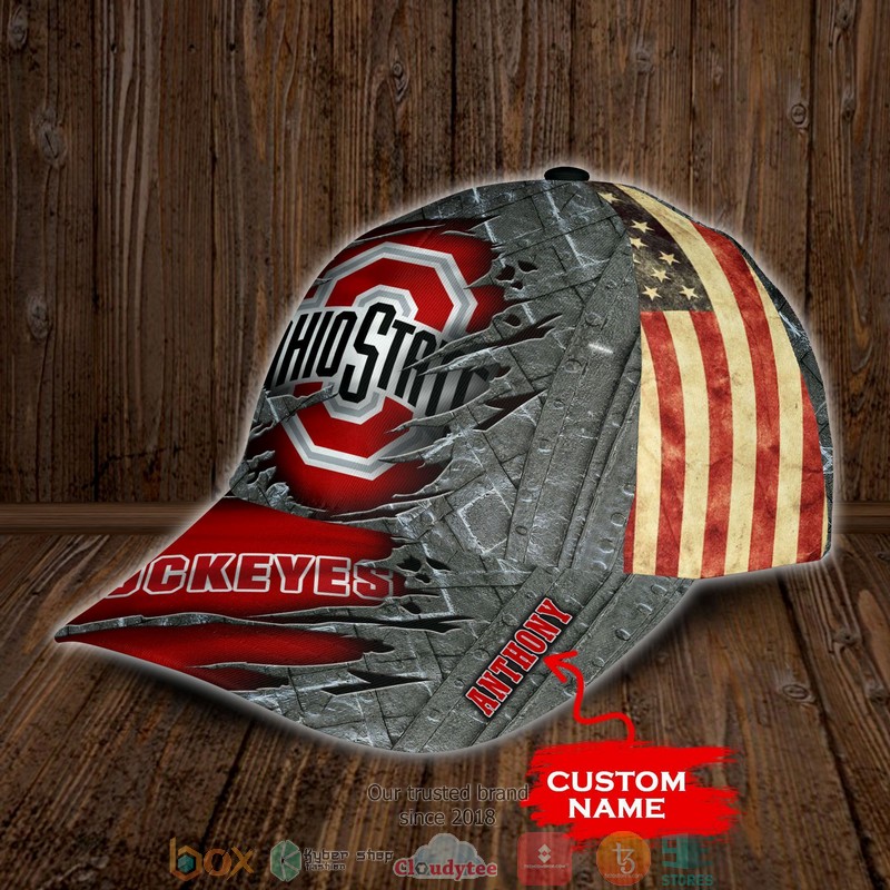 Ohio State Buckeyes NCAA1 Custom Name Cap 3 Ohio State Buckeyes NCAA1 Custom Name Cap word3