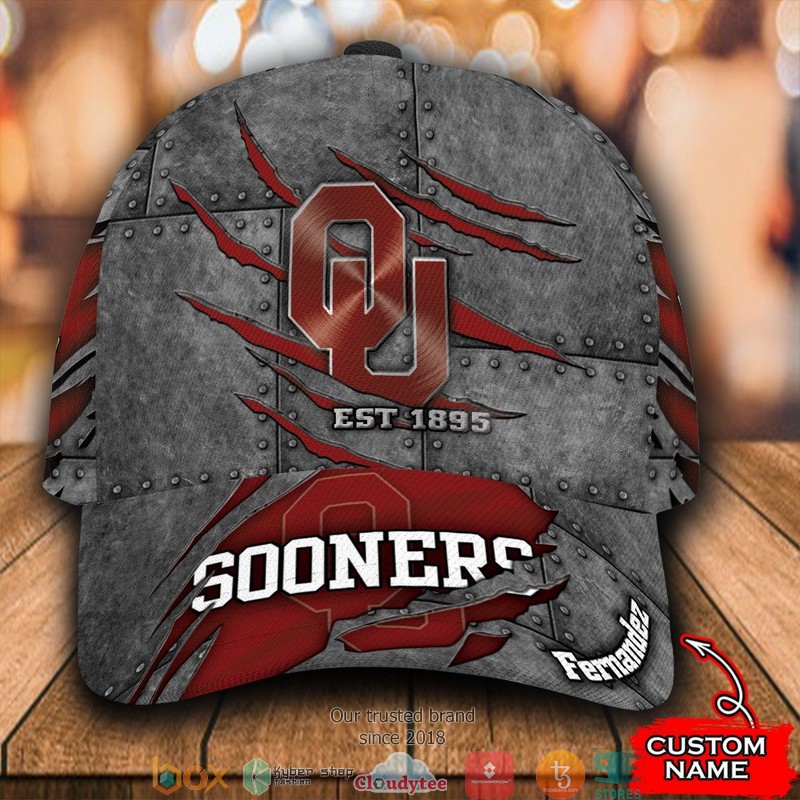 Oklahoma Sooners Luxury NCAA1 Custom Name Cap word3