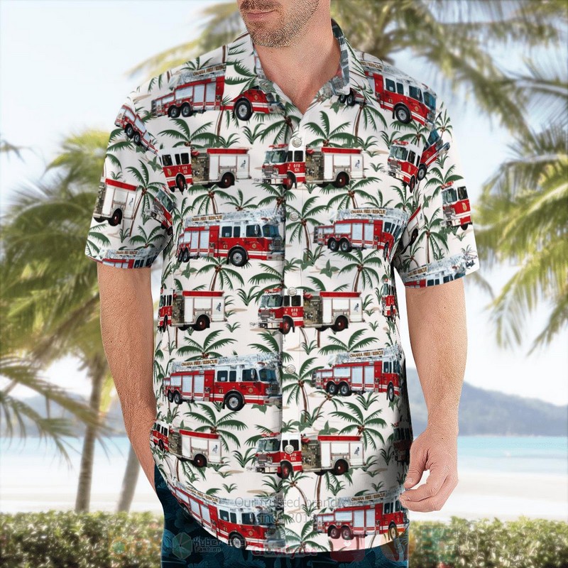 BEST Omaha Fire Department, Nebraska Fleet 3D Aloha Shirt 3 BEST Omaha Fire Department, Nebraska Fleet 3D Aloha Shirt word1