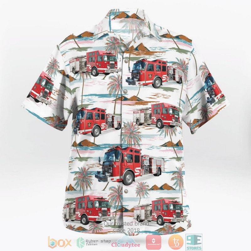 Ontario Canada Brampton Fire and Emergency Services Aloha Shirt 3 Ontario Canada Brampton Fire and Emergency Services Aloha Shirt word1