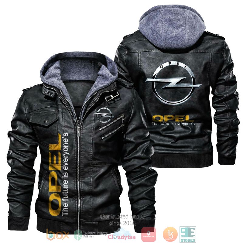 NEW Opel PU Leather Jacket 2 NEW Opel PU Leather Jacket word3