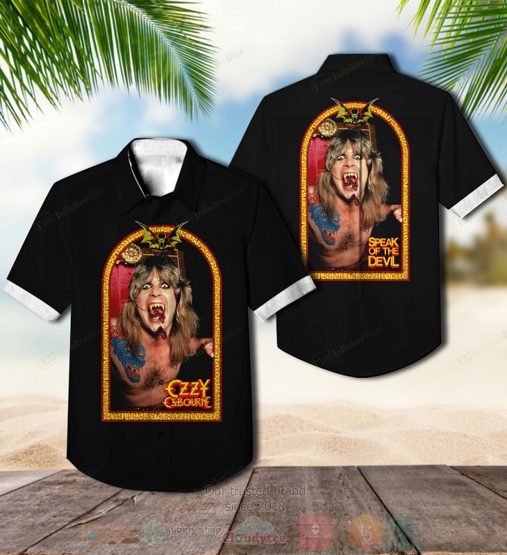 BEST Ozzy Osbourne Speak of the Devil Album Aloha Hawaiian Shirt