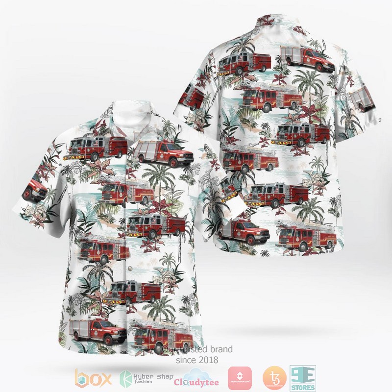 Pasco County Fire Department Florida Hawaii 3D Shirt