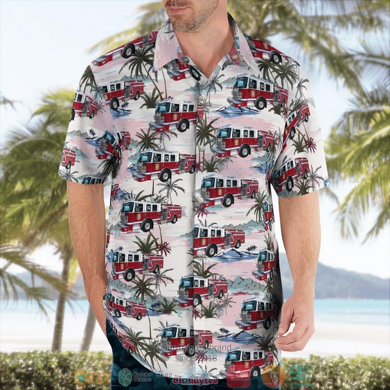 Pelzer South Carolina South Greenville Fire District Hawaii 3D Shirt word3