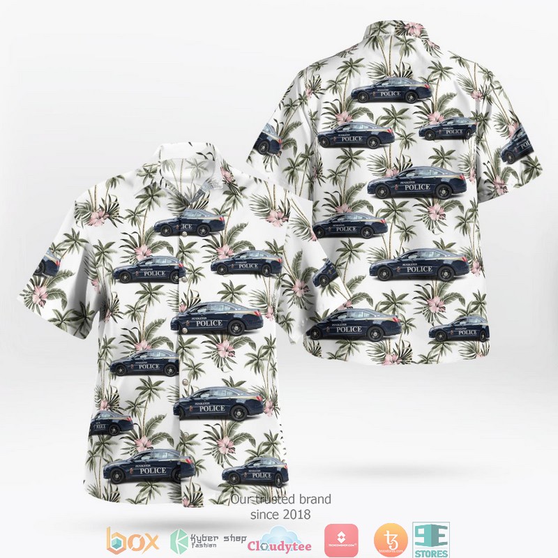 Pendleton Oregon City Police Hawaiian Shirt word1