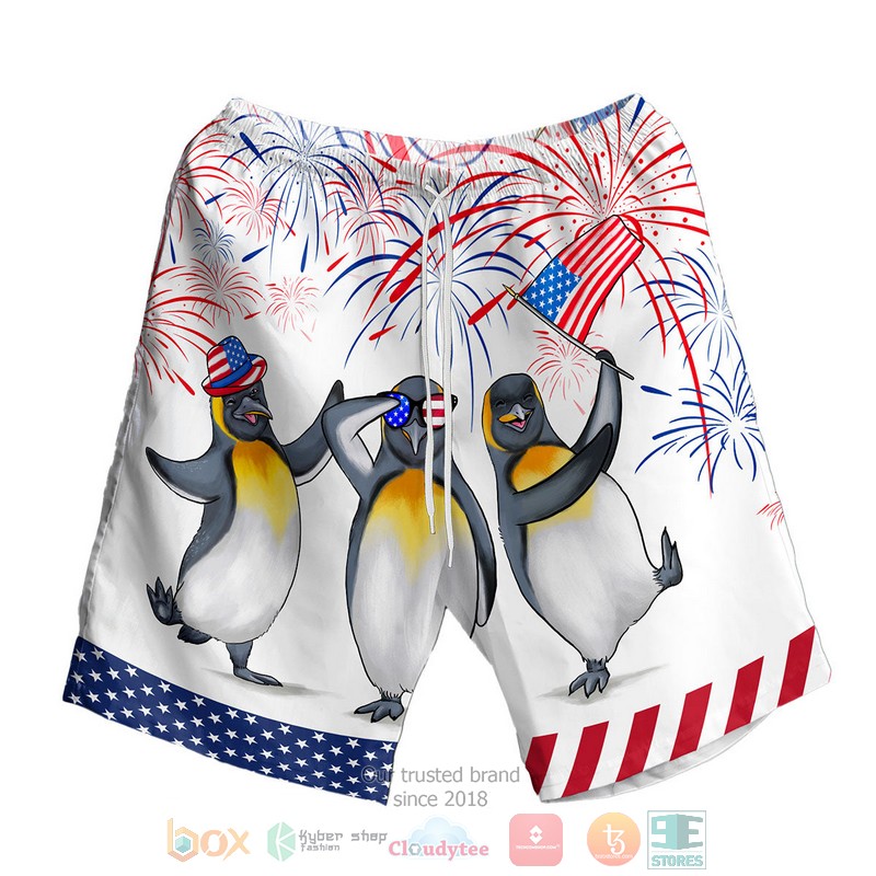 NEW Penguins Independence Day white Hawaii Shirt, Shorts 4 NEW Penguins Independence Day white Hawaii Shirt, Shorts word1