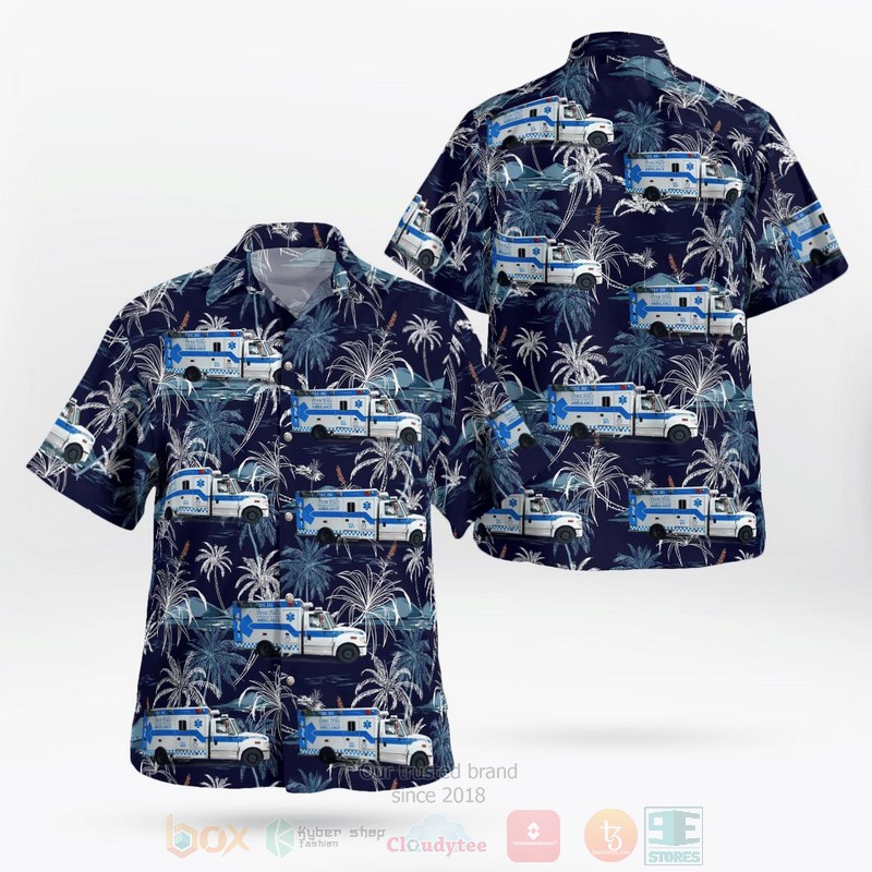 BEST Penn Hills EMS 3D Aloha Shirt