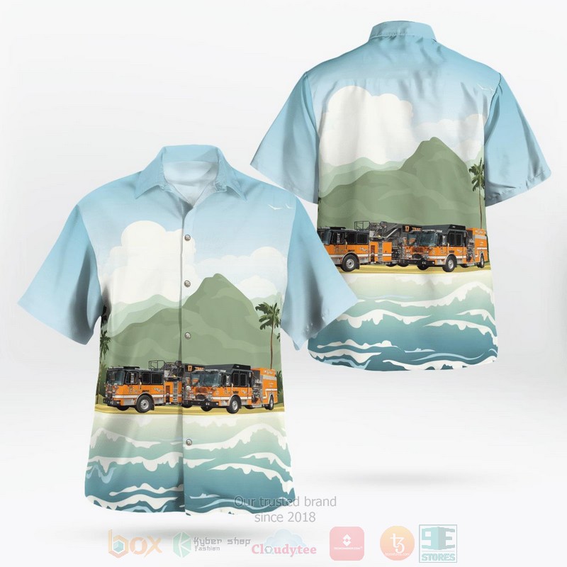 BEST Pennsylvania, Enola Fire Company No. 3 3D Aloha Shirt word1
