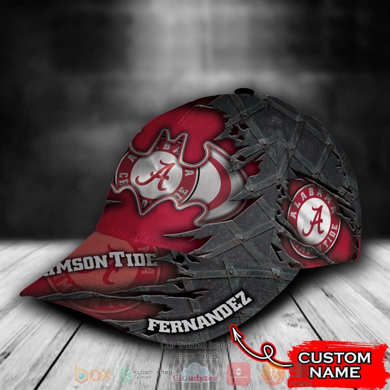Best Personalized Alabama Crimson Tide Batman Custom Hat Word1
