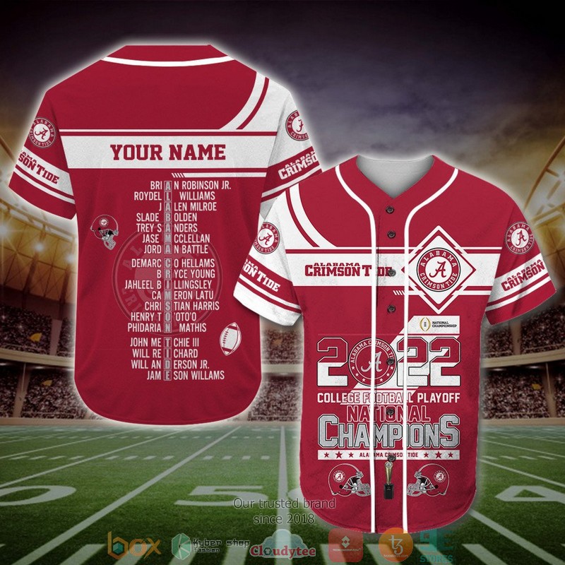 Personalized Alabama Crimson Tide NCAA1 college football playoff 21-22 Baseball Jersey Shirt 6 Personalized Alabama Crimson Tide NCAA1 college football playoff 21-22 Baseball Jersey Shirt word1