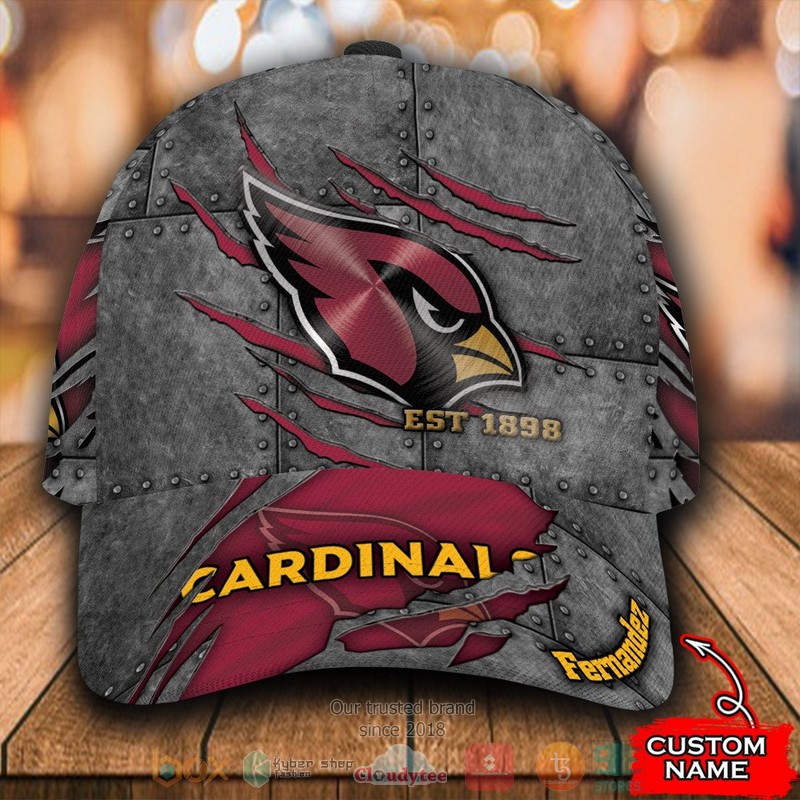 BEST Personalized Arizona Cardinals Est 1898 custom Hat 8 BEST Personalized Arizona Cardinals Est 1898 custom Hat word3