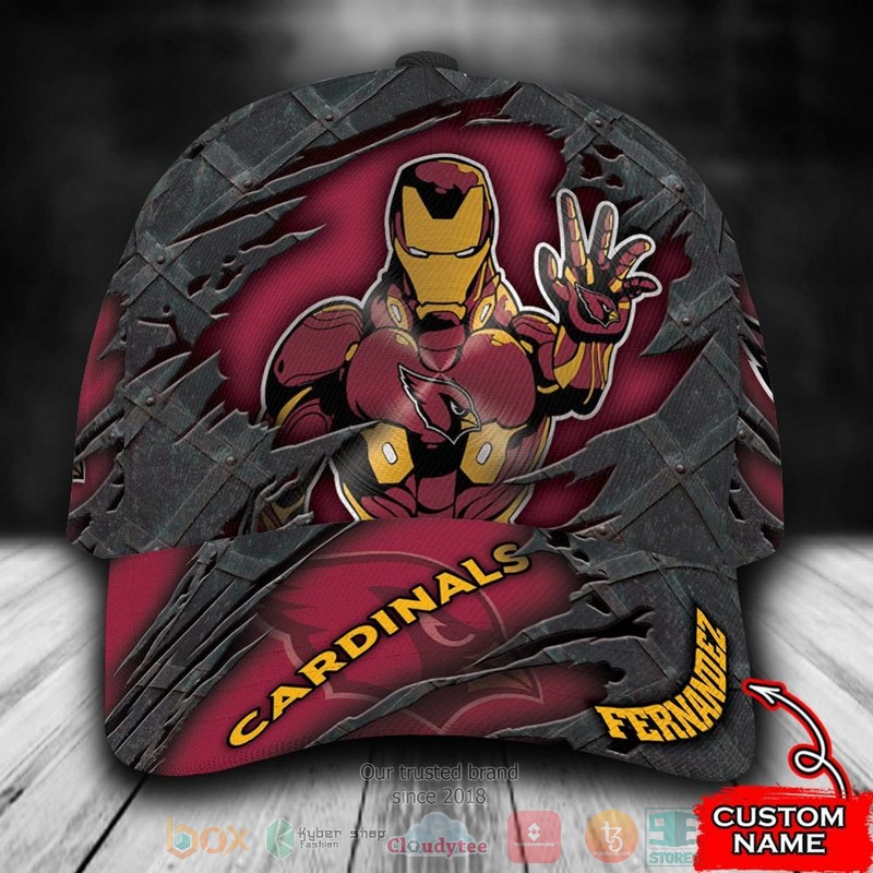BEST Personalized Arizona Cardinals Iron Man custom Hat 8 BEST Personalized Arizona Cardinals Iron Man custom Hat word1
