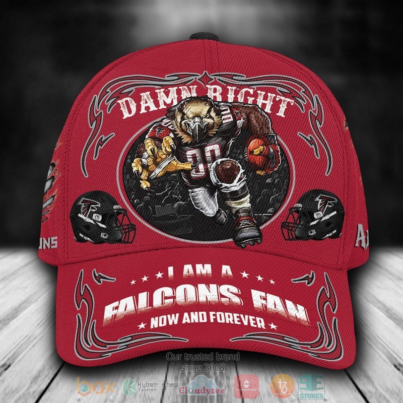 NEW Atlanta Falcons Mascot Custom name Cap Hat word1