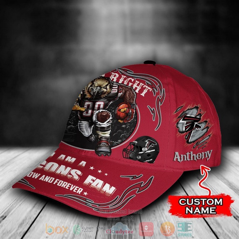 NEW Atlanta Falcons Mascot Custom name Cap Hat 2 NEW Atlanta Falcons Mascot Custom name Cap Hat word2