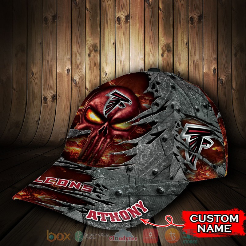 NEW Atlanta Falcons Skull Custom name Cap Hat 3 NEW Atlanta Falcons Skull Custom name Cap Hat word2