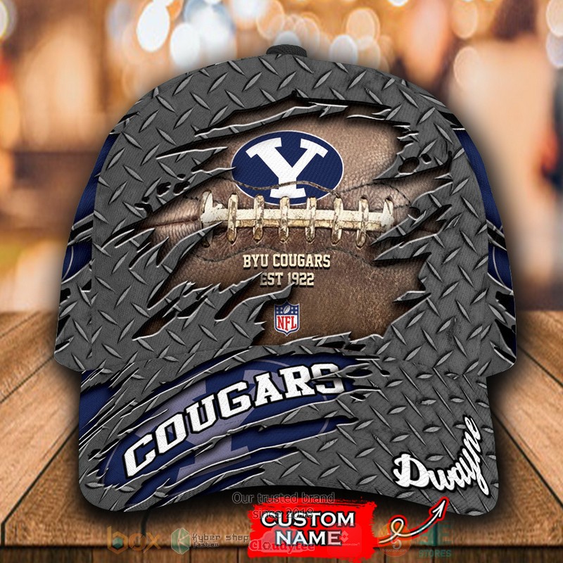 BEST Personalized BYU Cougars custom Hat 9 BEST Personalized BYU Cougars custom Hat word3