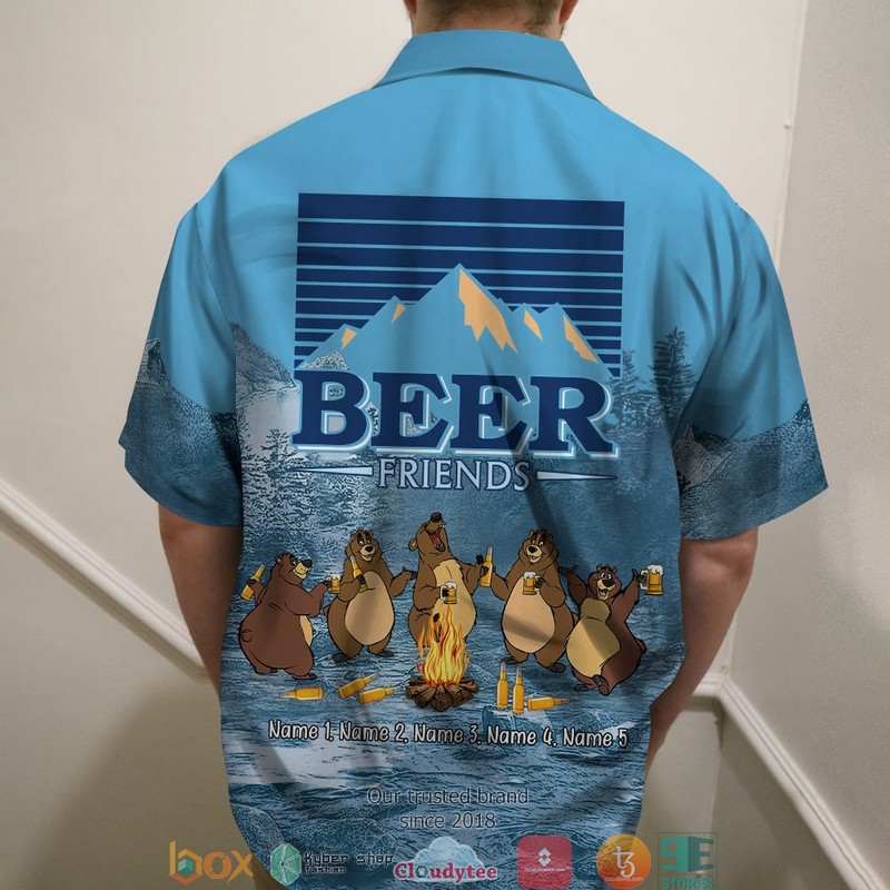 Personalized Beer Friends Hawaiian shirt 2 Personalized Beer Friends Hawaiian shirt word2