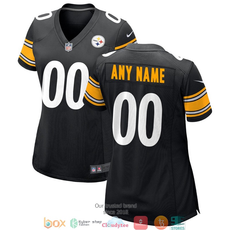 Personalized Black Pittsburgh Steelers Football Jersey 1 Personalized Black Pittsburgh Steelers Football Jersey word3