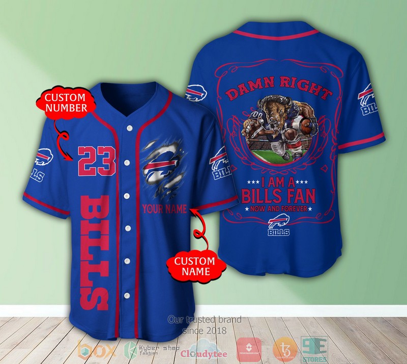 Personalized Buffalo Bills NFL I am a Bills fan Baseball Jersey Shirt 1 Personalized Buffalo Bills NFL I am a Bills fan Baseball Jersey Shirt word1