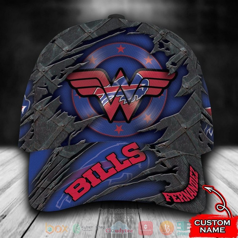 BEST Personalized Buffalo Bills Wonder Woman custom Hat 9 BEST Personalized Buffalo Bills Wonder Woman custom Hat word1