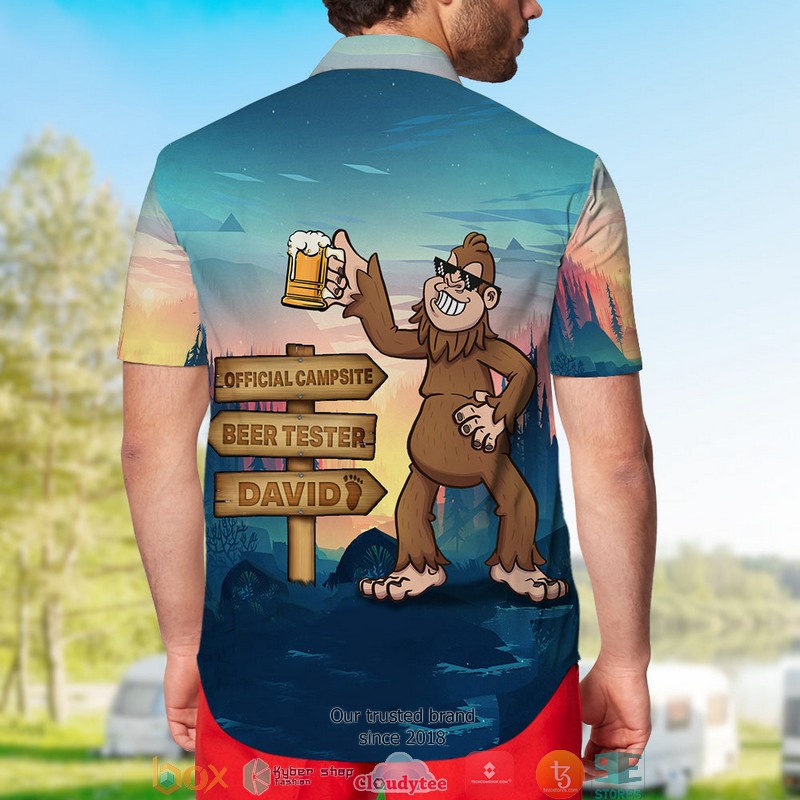 Personalized Camping Bear Bigfoot Official Campsite Beer Tester Hawaiian shirt 3 Personalized Camping Bear Bigfoot Official Campsite Beer Tester Hawaiian shirt word1