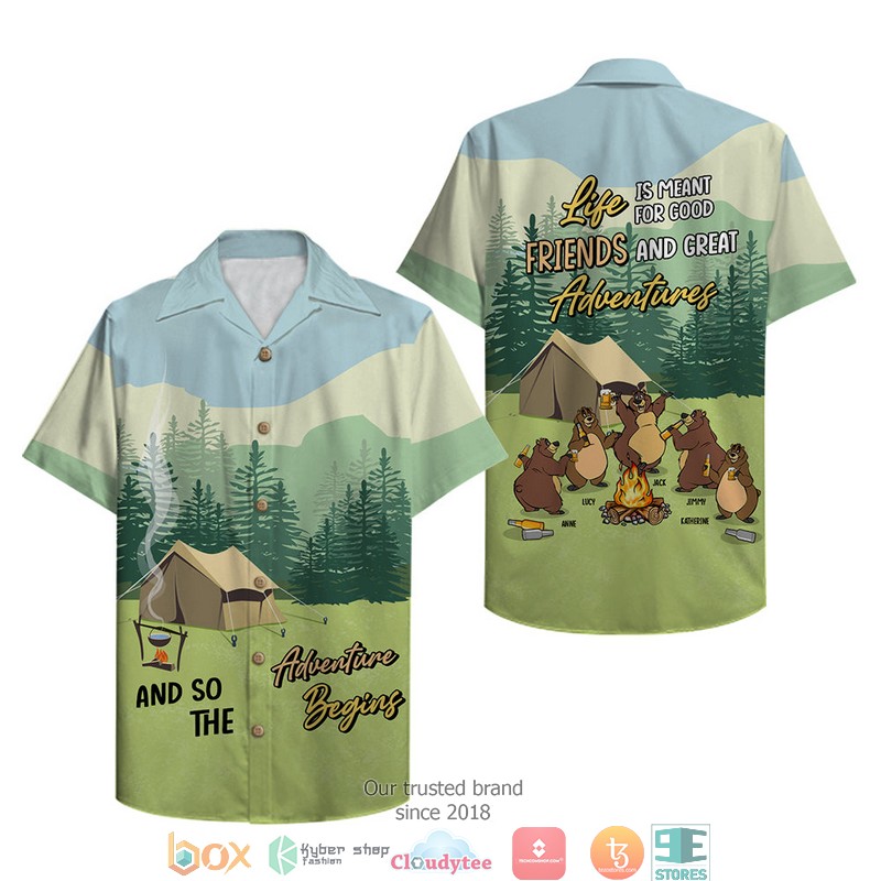 Personalized Camping Bear Life Is Meant To Good Friends Hawaiian shirt 3 Personalized Camping Bear Life Is Meant To Good Friends Hawaiian shirt word2